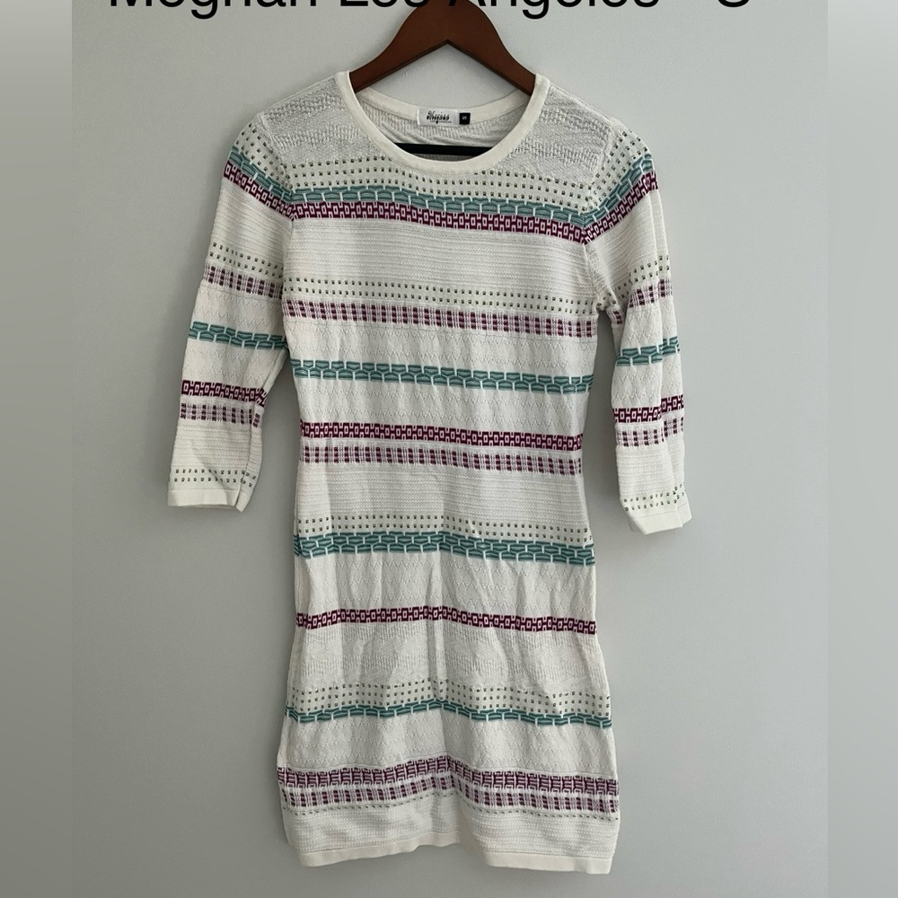 Meghan LA Striped Sweater Dress